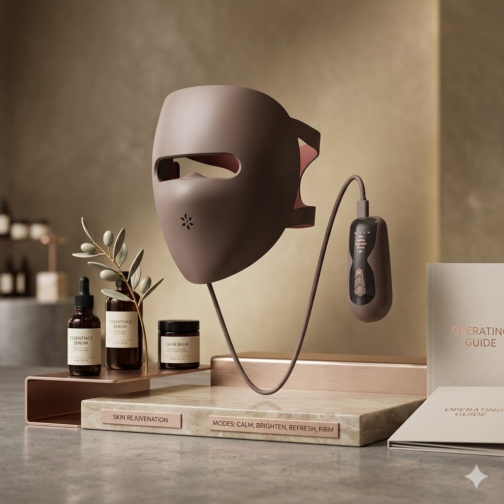 Nūra GlowMask Pro — Premium Silicone LED Face Mask